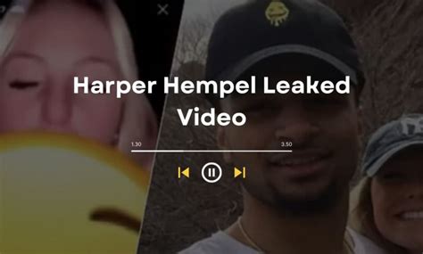 harper hempel twitter video|Harper Hempel Twitter Video: Fan Responses and Reactions